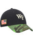 Блэк Камуфляжная бейсболка Wake Forest Demon Deacons Veterans Day Nike Legacy91 Black, Camo - фото #1