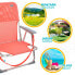 Фото #5 товара Пляжное складное кресло AKTIVE Beach Low Aluminum 55x35x72 см, коралловое