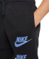 ფოტო #5 პროდუქტის Big Kids Sportswear Standard-Fit Logo-Print Fleece Cargo Joggers