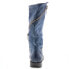 Фото #14 товара A.S.98 Siggs 259373-102 Womens Blue Leather Zipper Mid Calf Boots