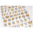 GLOBAL GIFT Tweeny Foamy Letters And Numbers Stickers