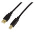LogiLink UA0266 - 20 m - USB A - USB B - USB 2.0 - Male/Male - Black