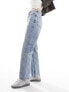Фото #5 товара Mango straight leg jeans in light blue