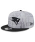 Фото #3 товара Men's Gray, Black New England Patriots 2023 Inspire Change 9FIFTY Snapback Hat