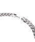 Crystal Round Cut Matrix Tennis Bracelet