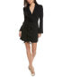 Фото #1 товара Amanda Uprichard Parnell Blazer Mini Dress Women's Black S