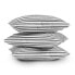 Фото #3 товара 16"x16" Little Arrow Design Co. Striped Square Throw Pillow Gray - Deny Designs
