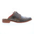Фото #1 товара Bed Stu Mickie F373172 Womens Brown Leather Slip On Mule Flats Shoes 6