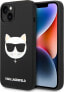 Karl Lagerfeld Etui Karl Lagerfeld KLHMP14MSLCHBK Apple iPhone 14 Plus hardcase czarny/black Silicone Choupette Head Magsafe - фото #1