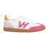 Фото #1 товара Vintage Havana Crisp Lace Up Womens Pink, White Sneakers Casual Shoes CRISP12-6