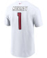 Фото #2 товара Men's Kyler Murray White Arizona Cardinals Name and Number T-shirt