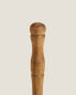 Acacia wood roll holder