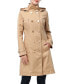 ფოტო #4 პროდუქტის Women's Eeva Water-Resistant Hooded Trench Coat