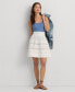 ფოტო #4 პროდუქტის Women's Lace-Trim A-Line Miniskirt