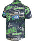 Фото #2 товара Men's College Navy Seattle Seahawks Thematic Button-Up Shirt