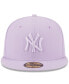 Фото #3 товара Men's Lavender New York Yankees 2023 Spring Color Basic 59FIFTY Fitted Hat