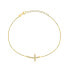 Timeless gold-plated cross bracelet BRC25Y