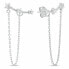 Фото #1 товара Silver chain earrings Hvézdy EA1105W