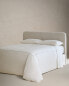 Scalloped duvet cover