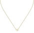 Gold plated heart necklace Silver LPS10AWV03