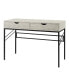 Фото #1 товара Faux Shagreen 2 Drawer Desk