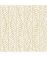 Block Print Leaves Peel and Stick Wallpaper