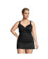 Фото #1 товара Plus Size G-Cup Chlorine Resistant Wrap Underwire Tankini Swimsuit Top