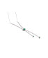 LuvMyJewelry luv Me Green Aventurine Gemstone Sterling Silver Adjustable Heart Women Necklace