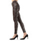 ფოტო #3 პროდუქტის Women's Vivacious Leopard Cropped Stretch Legging