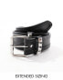 Фото #1 товара ASOS DESIGN faux leather belt with metal loop detail in black