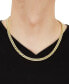 Curb Link 20" Chain Necklace in 14k Gold-Plated Sterling Silver