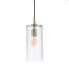 Ceiling Light 12 x 12 x 32 cm Crystal Metal