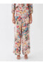 Фото #10 товара Брюки женские LC WAIKIKI Classic с широкими низами, цветочным узором