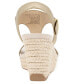 ფოტო #3 პროდუქტის Women's Card Wedge Espadrille Sandals