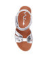 ფოტო #4 პროდუქტის Big Girls Lacey Season Fastening Strap Sandals