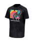 ფოტო #2 პროდუქტის Men's Black MTV Washed Color Logo T-shirt