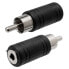 EUROCONNEX Male Mono Female RCA Connector 3.5 mm