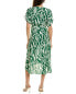 Фото #2 товара Ba&Sh Midi Dress Women's Green 0/Xs