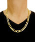 ფოტო #2 პროდუქტის Curb Chain Link Necklace 24" in Solid 10k Gold (10 mm)