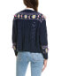 Фото #2 товара To My Lovers Pom Pom Cardigan Women's Blue S/M