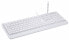 Фото #6 товара Perixx PERIBOARD-517 - Full-size (100%) - USB - Membrane - QZERTY - White