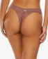 Белые женские трусы Hanky Panky Daily Lace Original Rise Thong 771101 all spice - фото #2