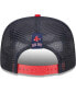 Фото #3 товара Men's Navy Boston Red Sox Speed Golfer Trucker Snapback Hat