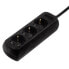 Hama 00108843 - 3 AC outlet(s) - 230 V - 3500 W - Black - Plastic - 5 m