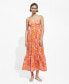 ფოტო #1 პროდუქტის Women's Printed Long Dress