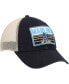 Men's Black Miami Marlins Four Stroke Clean Up Trucker Snapback Hat