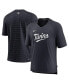 ფოტო #1 პროდუქტის Men's Minnesota Twins Navy Authentic Collection Pregame Raglan Performance V-Neck T-shirt