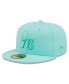 ფოტო #1 პროდუქტის Men's Turquoise Philadelphia 76ers Color Pack 59FIFTY Fitted Hat