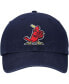 ფოტო #3 პროდუქტის Men's Navy St. Louis Cardinals Logo Cooperstown Collection Clean Up Adjustable Hat