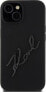 Karl Lagerfeld Karl Lagerfeld KLHCP15SSKSBMCK iPhone 15 6.1" czarny/black hardcase Silicone Karl Script